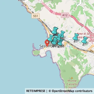 Mappa Viale Rimembranza, 16039 Sestri Levante GE, Italia (0.62545)