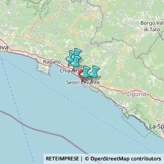Mappa Via Giuseppe Garibaldi, 16039 Sestri Levante GE, Italia (46.854)
