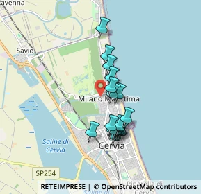 Mappa Via Ariosto, 48015 Cervia RA, Italia (1.40647)