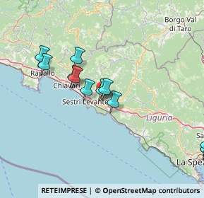 Mappa Via Podestà Monsignor, 16030 Casarza Ligure GE, Italia (21.252)