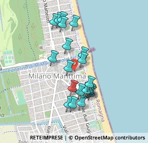 Mappa Viale Forlì, 48015 Cervia RA, Italia (0.411)