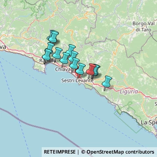 Mappa Via Privata Liguria, 16039 Sestri Levante GE, Italia (11.115)
