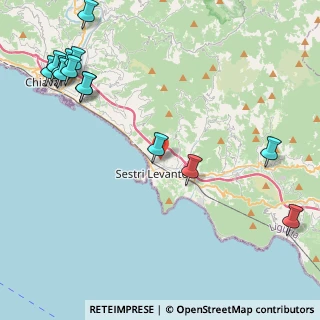 Mappa Via Privata Liguria, 16039 Sestri Levante GE, Italia (5.98429)
