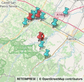 Mappa Via Farlotta, 48025 Riolo Terme RA, Italia (7.07733)