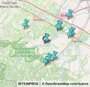 Mappa Via Farfotta, 48025 Riolo Terme RA, Italia (6.58909)