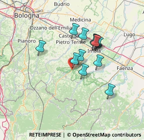 Mappa 40021 Borgo Tossignano BO, Italia (11.18385)