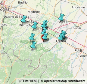 Mappa Via Friuli, 48025 Riolo Terme RA, Italia (9.86)