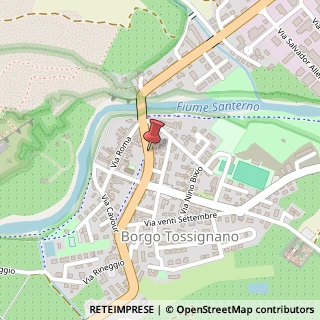 Mappa Via Giuseppe Garibaldi, 7, 40021 Borgo Tossignano BO, Italia, 40021 Borgo Tossignano, Bologna (Emilia Romagna)