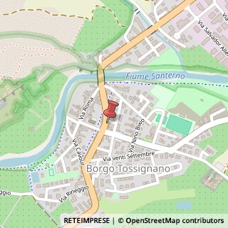 Mappa Via Garibaldi, 8, 40021 Borgo Tossignano, Bologna (Emilia Romagna)