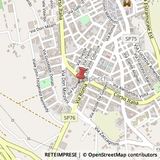 Mappa Via Fiume, 73040 Specchia LE, Italia, 73040 Specchia, Lecce (Puglia)