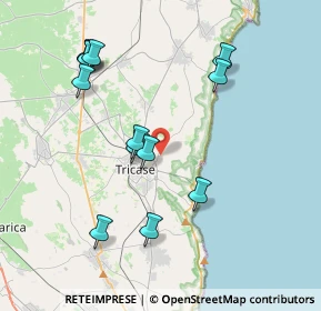 Mappa Unnamed Rd, 73039 Tricase LE, Italia (4.37923)