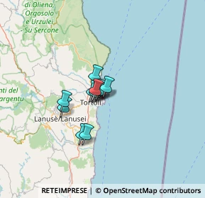 Mappa Porto Turistico, 08048 Tortolì NU, Italia (7.76909)