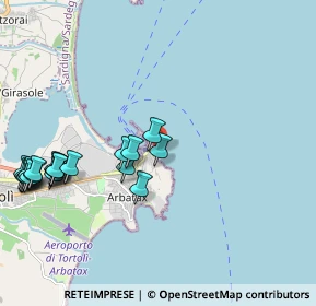 Mappa Via Ogliastra, 08048 Tortolì NU, Italia (2.668)