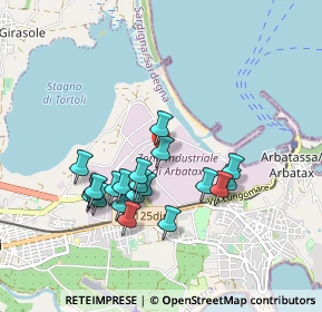 Mappa Zona Industriale, 08048 Tortolì NU, Italia (0.9025)