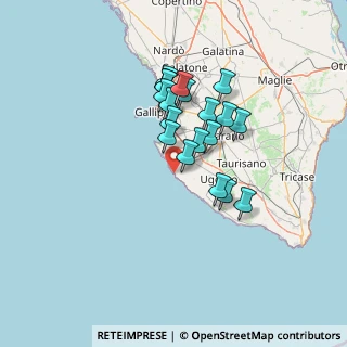 Mappa Via Campore, 73055 Racale LE, Italia (11.82684)
