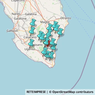 Mappa Via Emanuele Gianturco, 73039 Tricase LE, Italia (9.27)