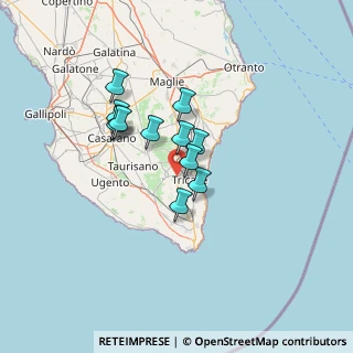 Mappa Via Emanuele Gianturco, 73039 Tricase LE, Italia (10.85)