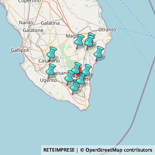 Mappa Via Emanuele Gianturco, 73039 Tricase LE, Italia (9.92273)