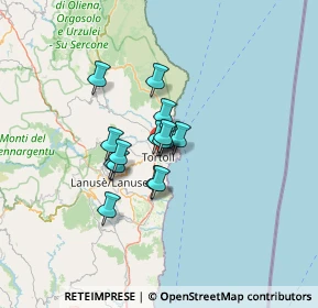 Mappa Via Olbia, 08048 Tortolì NU, Italia (8.42333)