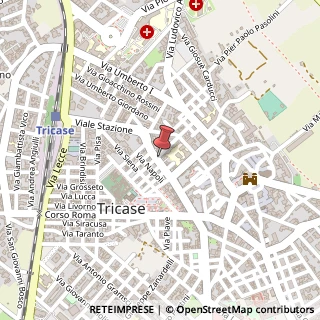 Mappa Via Luigi Cadorna, 104, 73039 Tricase, Lecce (Puglia)