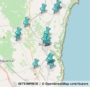 Mappa Via Torino, 73039 Tricase LE, Italia (4.066)