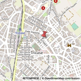 Mappa Via Bologna, 2, 73039 Tricase, Lecce (Puglia)