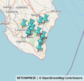 Mappa 73039 Tricase LE, Italia (10.59417)