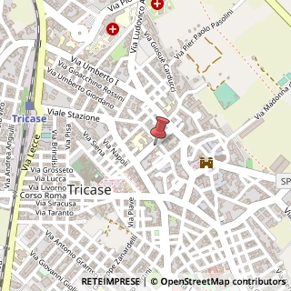 Mappa Via Armando Diaz, 11, 73039 Tricase, Lecce (Puglia)