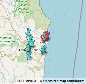 Mappa Via Baugerbu, 08048 Tortolì NU, Italia (9.76636)