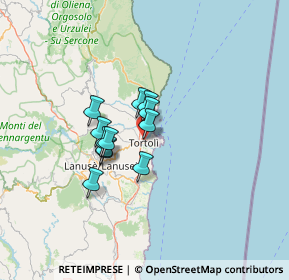 Mappa Via Baugerbu, 08048 Tortolì NU, Italia (9.385)