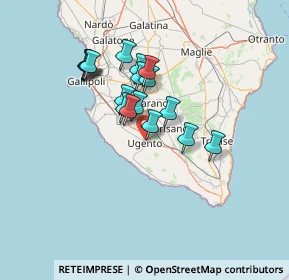 Mappa Via Fratelli Molle, 73059 Ugento LE, Italia (11.77353)