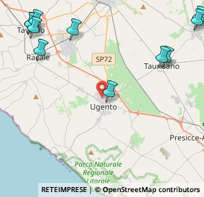 Mappa Via Fratelli Molle, 73059 Ugento LE, Italia (7.195)