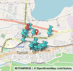 Mappa Via Grazia Deledda, 08048 Tortolì NU, Italia (0.391)