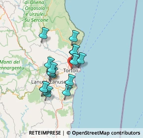 Mappa Via Grazia Deledda, 08048 Tortolì NU, Italia (11.516)