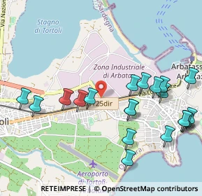 Mappa Zona Industriale Baccasara Via lavoratrici del tabacco, 08048 Tortolì NU, Italia (1.2625)
