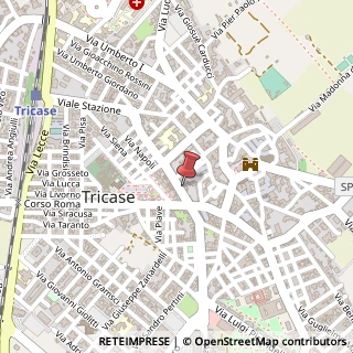 Mappa Via Luigi Cadorna, 49, 73039 Tricase, Lecce (Puglia)
