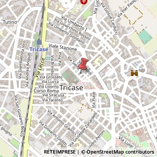 Mappa Via Milano, 11, 73039 Tricase, Lecce (Puglia)