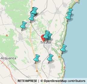 Mappa Via Sant'Agostino, 73039 Tricase LE, Italia (4.15929)