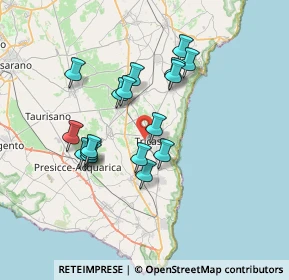 Mappa Via Tommaso Campanella, 73039 Tricase LE, Italia (6.58588)