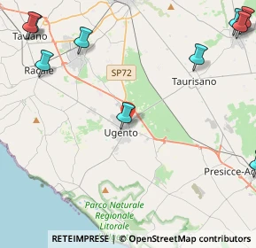 Mappa Corso Giuseppe Garibaldi, 73059 Ugento LE, Italia (7.34545)