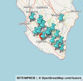 Mappa Corso Giuseppe Garibaldi, 73059 Ugento LE, Italia (10.928)