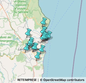 Mappa Via Corbezzolo, 08048 Tortolì NU, Italia (8.8975)