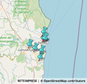 Mappa Via Corbezzolo, 08048 Tortolì NU, Italia (30.66)