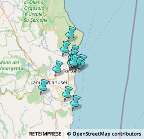 Mappa Via Corbezzolo, 08048 Tortolì NU, Italia (7.58308)