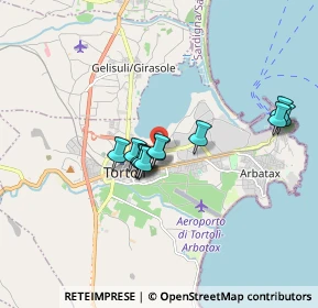 Mappa Via Corbezzolo, 08048 Tortolì NU, Italia (1.42667)