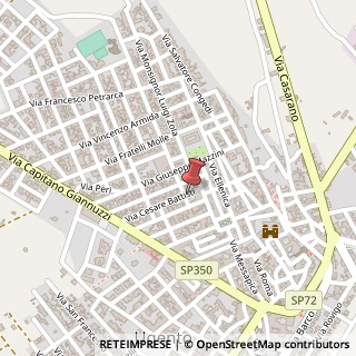 Mappa Via Cesare Battisti, 22, 73059 Ugento, Lecce (Puglia)