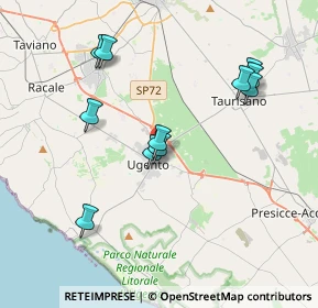 Mappa Via Per Taurisano, 73059 Ugento LE, Italia (4.07455)