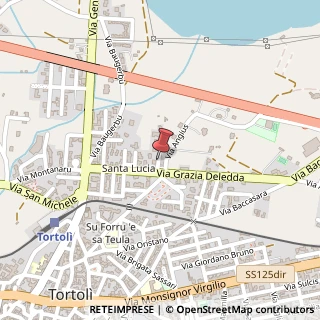 Mappa Via Tuveri, 2, 08048 Tortolì, Nuoro (Sardegna)