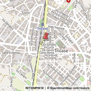 Mappa Via Ravenna, 35, 73039 Tricase, Lecce (Puglia)