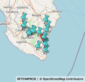 Mappa Via Bari, 73039 Tricase LE, Italia (10.23563)